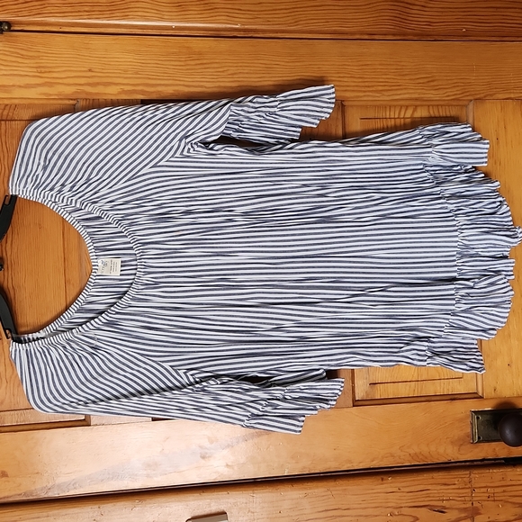 Terra & Sky Tops - Flutter top blouse